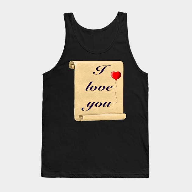 The Best Valentine’s Day Gift ideas 2022, Valentine I love you with red balloon, Valentine’s Day box idea, for valentines day Tank Top by Artonmytee